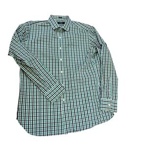 J Crew Thompson Shirtings Mens Large Gingham Check Long Sleeve‎ Button Down